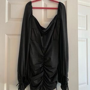 Lucy in the Sky Black Long Sleeve Dress